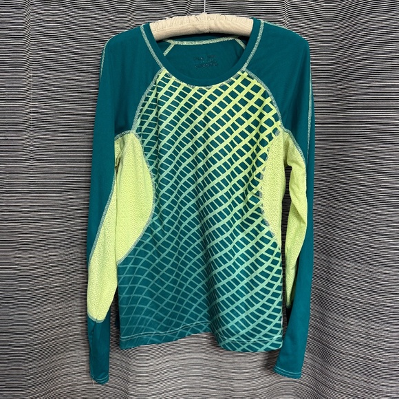 Fila Running/Biking Jersey Green/Yellow Size XL - Picture 1 of 7